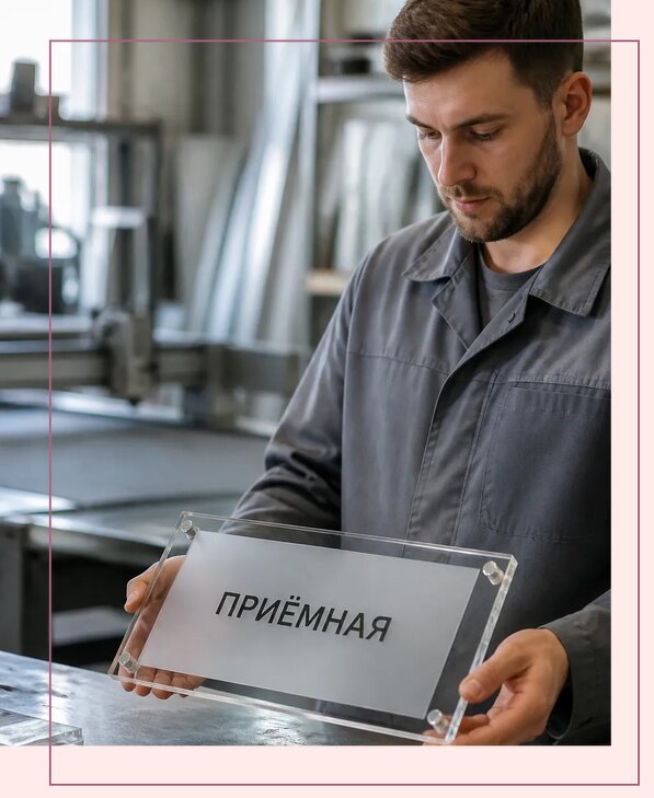 Таблички из оргстекла на заказ в Кингисеппе от 4050 р. | Аванза-Кгп